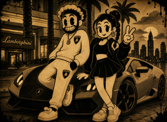 GIRL AND CARS